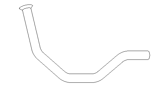 Tuyau d'échappement Vellerand 11741