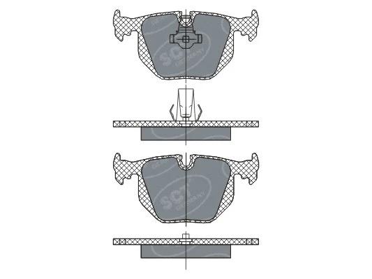 Kit de plaquettes de frein, frein à disque SCT - MANNOL SP 271 PR