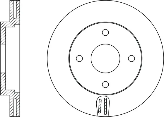 Disque de frein FIT FR0222V