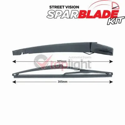 Kit de bras d'essuie-glace, nettoyage des vitres AE TOPLIGHT TRA-P124