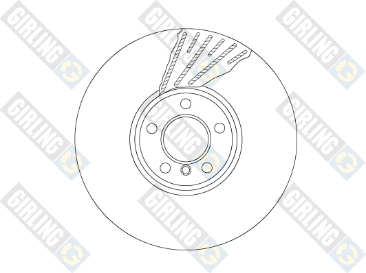 Disque de frein GIRLING 6066225