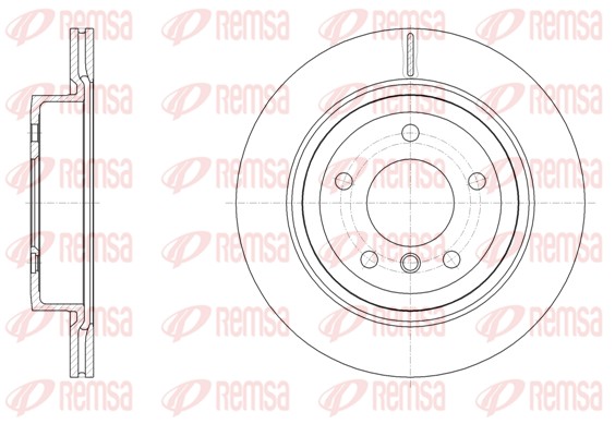 Disque de frein REMSA 61497.10
