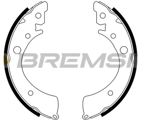 Jeu de mâchoires de frein BREMSI GF0701