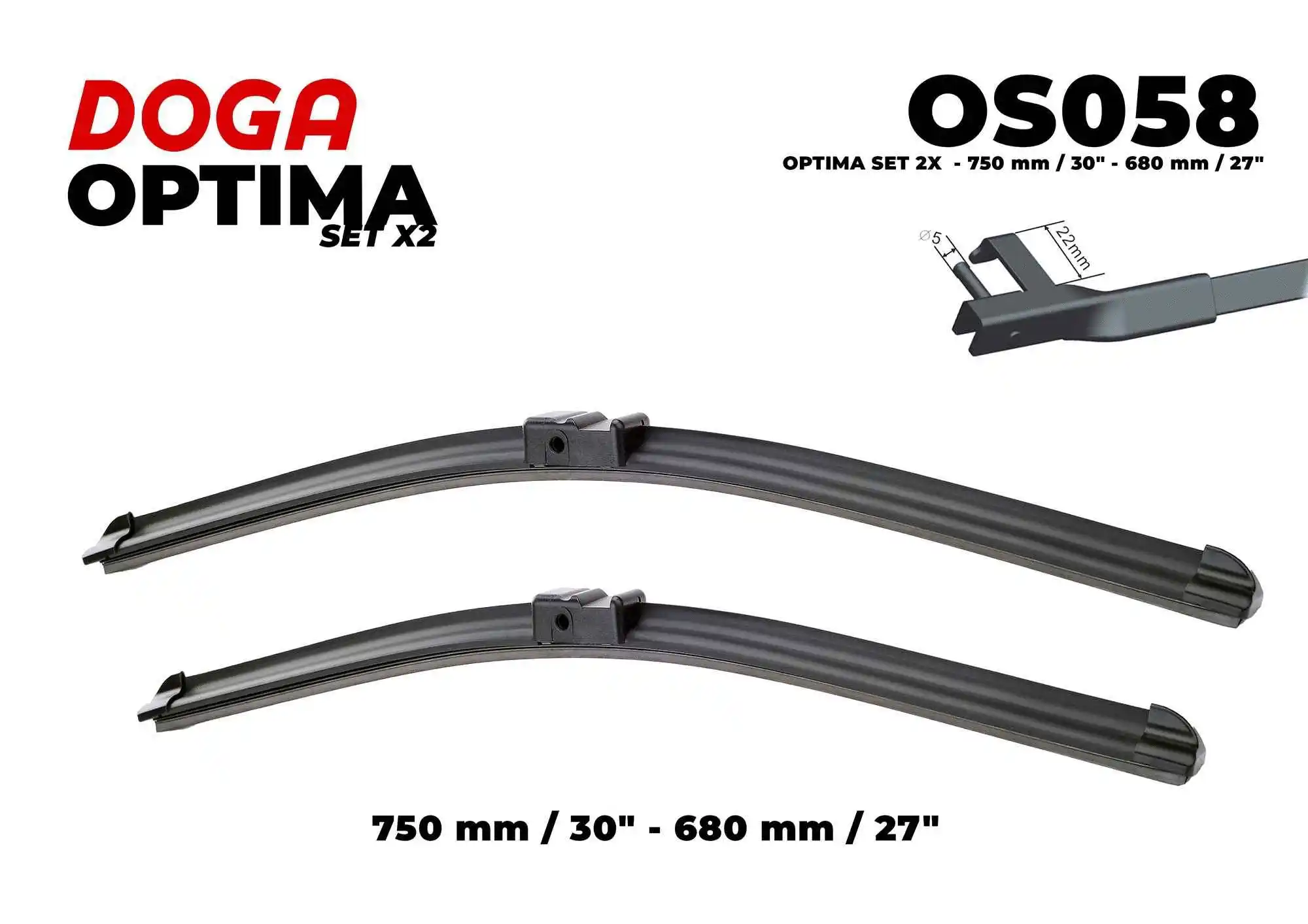 Balai d'essuie-glace DOGA OS058