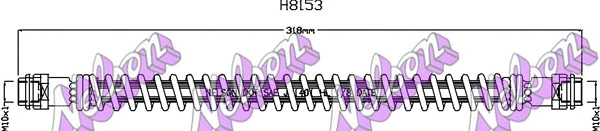 Flexible de frein KAWE H8153