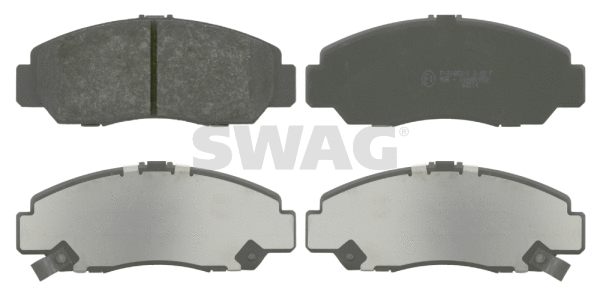 Kit de plaquettes de frein, frein à disque SWAG 85 91 6553