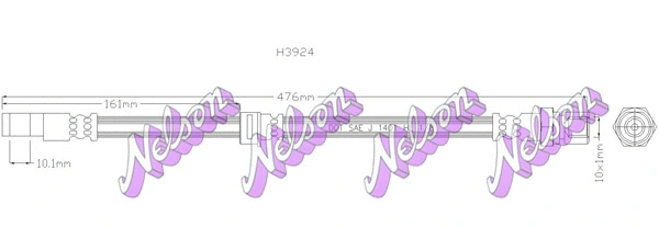 Flexible de frein KAWE H3924