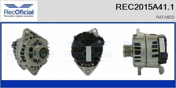Alternateur RECOFICIAL REC2015A41.1