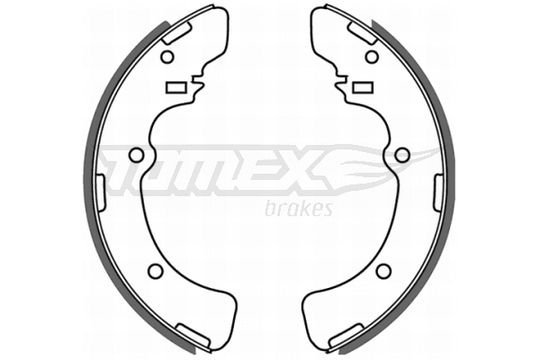Jeu de mâchoires de frein TOMEX Brakes TX 21-45