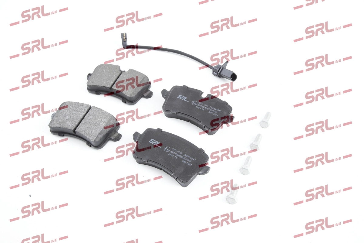 Kit de plaquettes de frein, frein à disque SRLine S70-1672