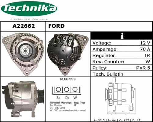 Alternateur Technika A22662