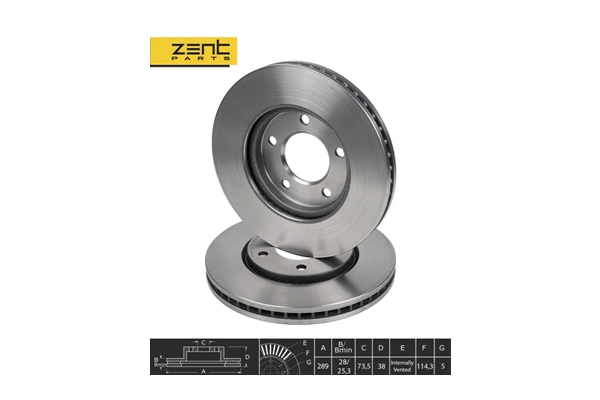 Disque de frein ZentParts Z06156