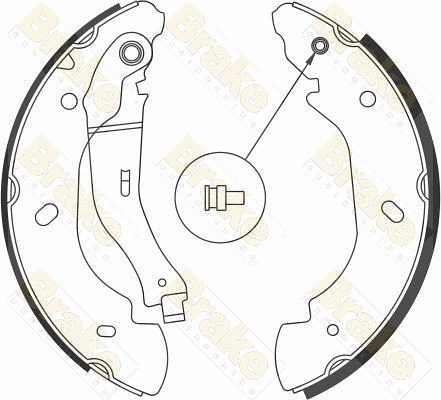 Jeu de mâchoires de frein Brake ENGINEERING SH2583