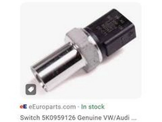 Pressostat, climatisation ZPY 5K0959126