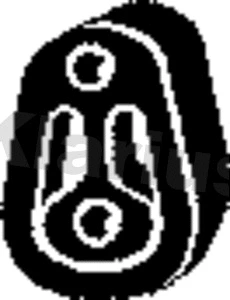 Support, silencieux KLARIUS 420304