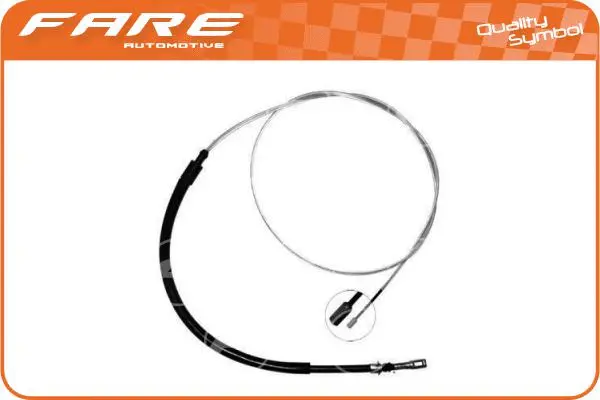 Tirette à câble, frein de stationnement FARE-CO 17534
