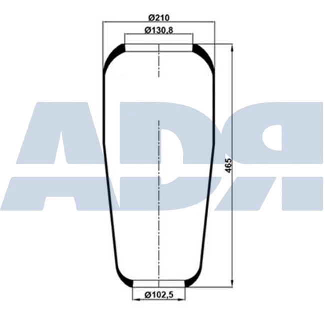 Soufflet de suspension, suspension pneumatique ADR 51771000