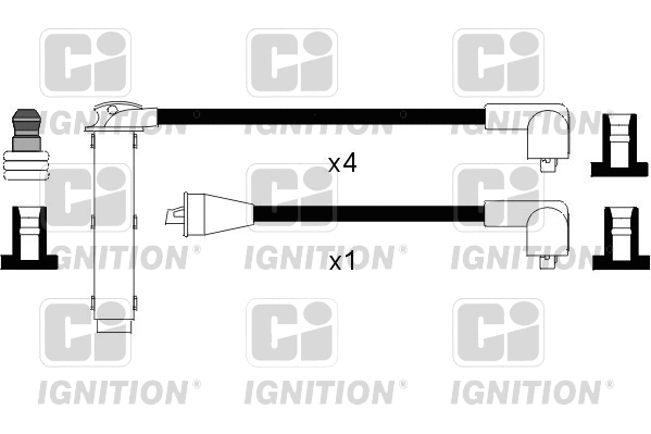 Kit de câbles d'allumage QUINTON HAZELL XC101