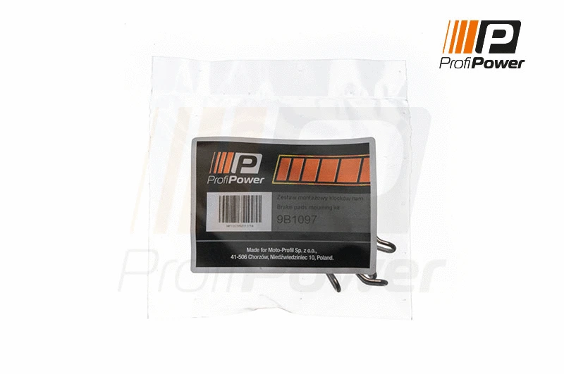 Kit d'accessoires, plaquette de frein à disque ProfiPower 9B1097