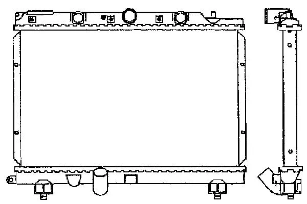 Radiateur, refroidissement du moteur ORDONEZ 2060169