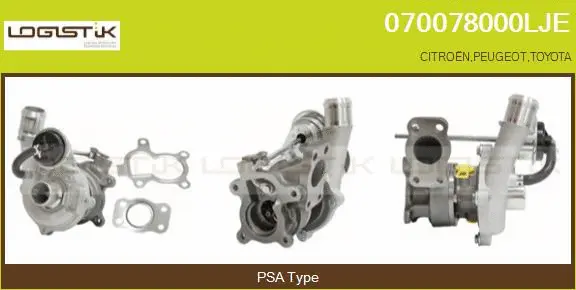 Turbocompresseur, suralimentation LGK 070078000LJE