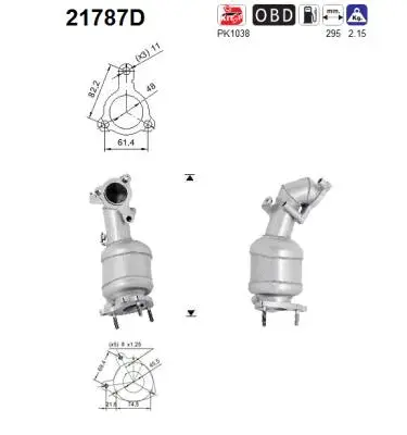 Catalyseur AS 21787D