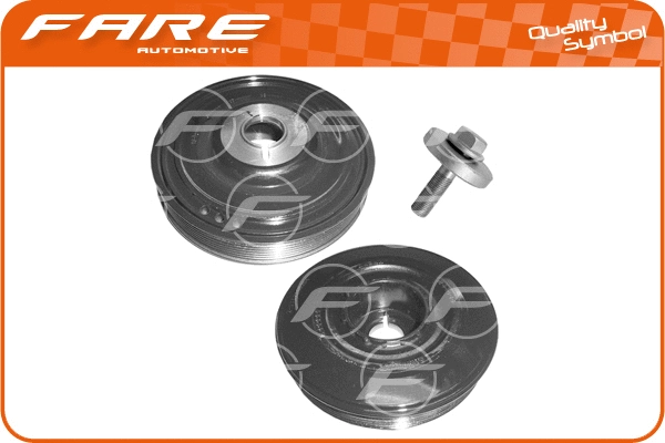 Kit de poulies, vilebrequin FARE SA 10095C