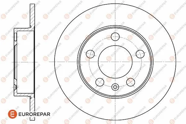 Disque de frein EUROREPAR 1618874180