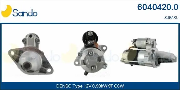 Démarreur SANDO 6040420.0