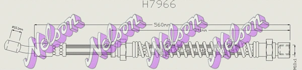 Flexible de frein KAWE H7966