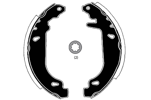 Jeu de mâchoires de frein RAICAM RA24880
