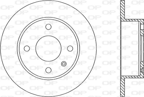 Disque de frein OPEN PARTS BDR1171.10