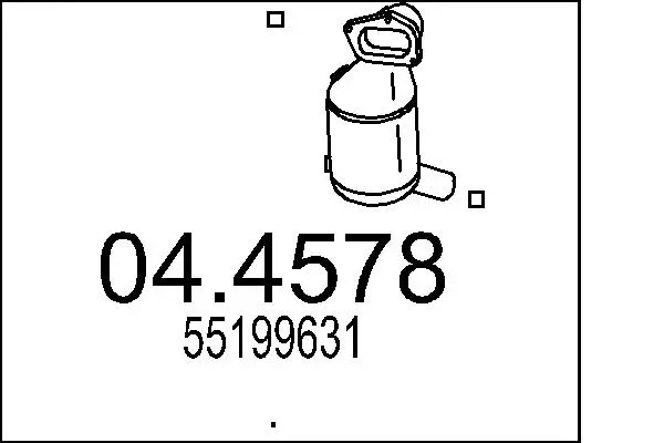 Catalyseur MTS 04.4578