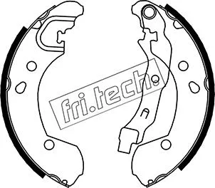 Jeu de mâchoires de frein fri.tech. 1067.192