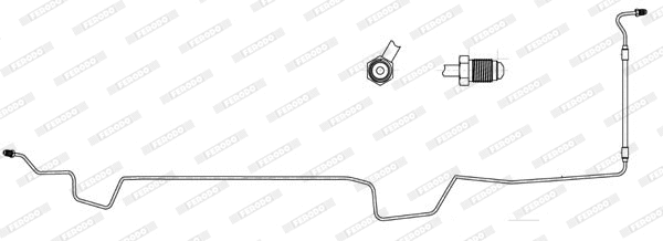 Flexible de frein FERODO FHY2874