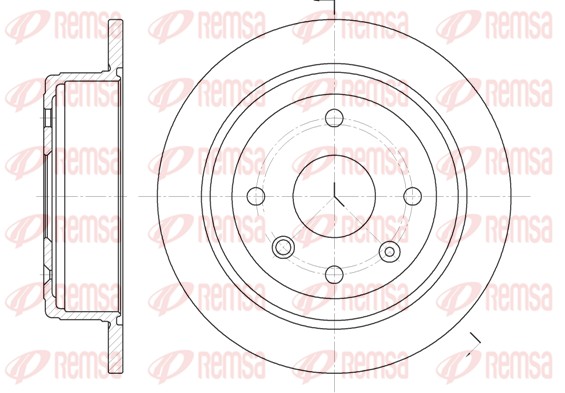 Disque de frein REMSA 6876.00