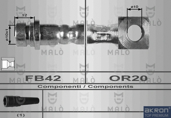 Flexible de frein AKRON-MALÒ 8649