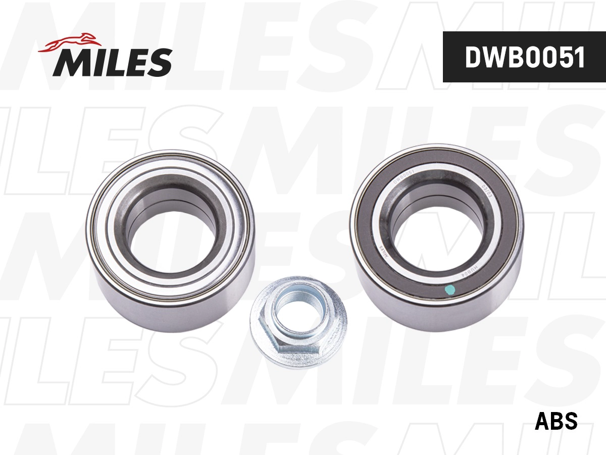 Kit de roulements de roue MILES DWB0051