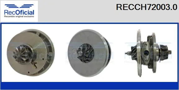Groupe carter, turbocompresseur RECOFICIAL RECCH72003.0