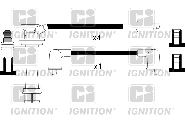 Kit de câbles d'allumage QUINTON HAZELL XC877
