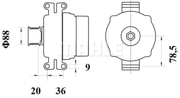 Alternateur WILMINK GROUP WG2203040