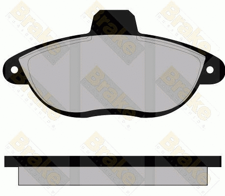 Kit de plaquettes de frein, frein à disque Brake ENGINEERING PA1063