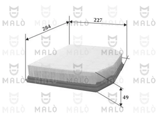 Filtre à air AKRON-MALÒ 1500134