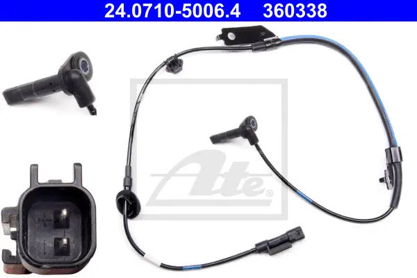 Capteur, vitesse de roue ATE-APAC 24.0710-5006.4