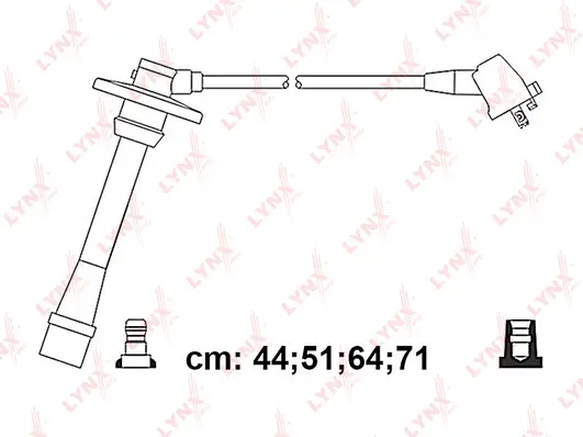 Kit de câbles d'allumage LYNXAUTO SPC7551