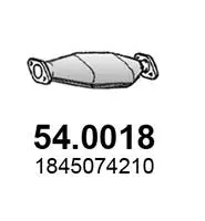 Catalyseur ASSO 54.0018