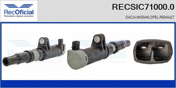 Bobine d'allumage RECOFICIAL RECSIC71000.0