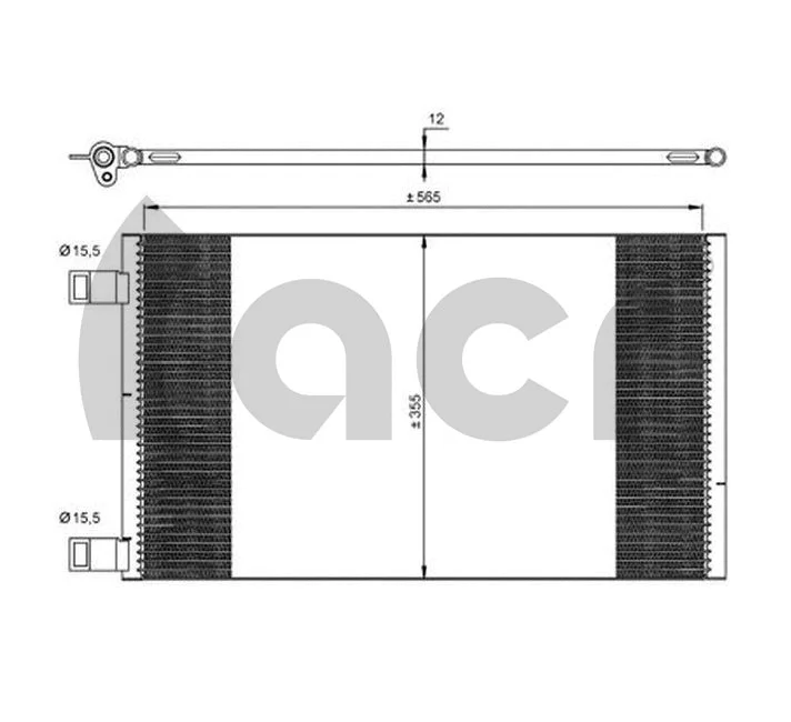 Condenseur, climatisation ACR 300664