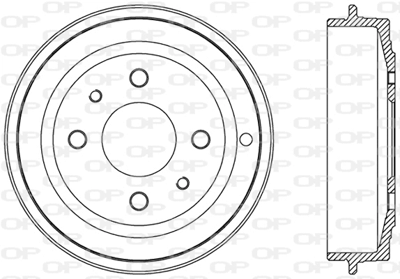 Tambour de frein OPEN PARTS BAD9001.10