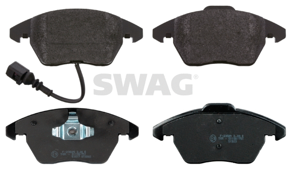 Kit de plaquettes de frein, frein à disque SWAG 30 91 6502